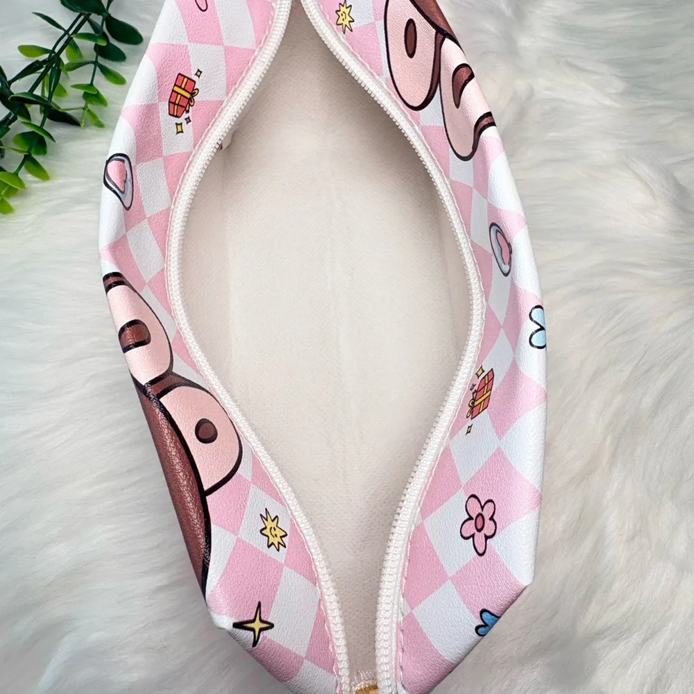 Pink Labubu Large Cosmetic‎ Bag